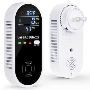 Detectores de gás e monóxido de carbono YOJOCK 4 em 1 Plug-in