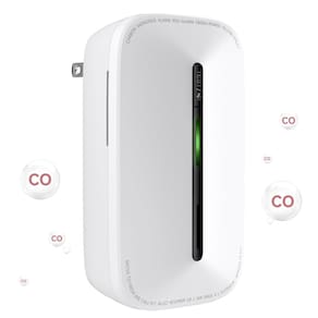 Detector de monóxido de carbono Putogesafe, plug-in de bateria de 10 anos