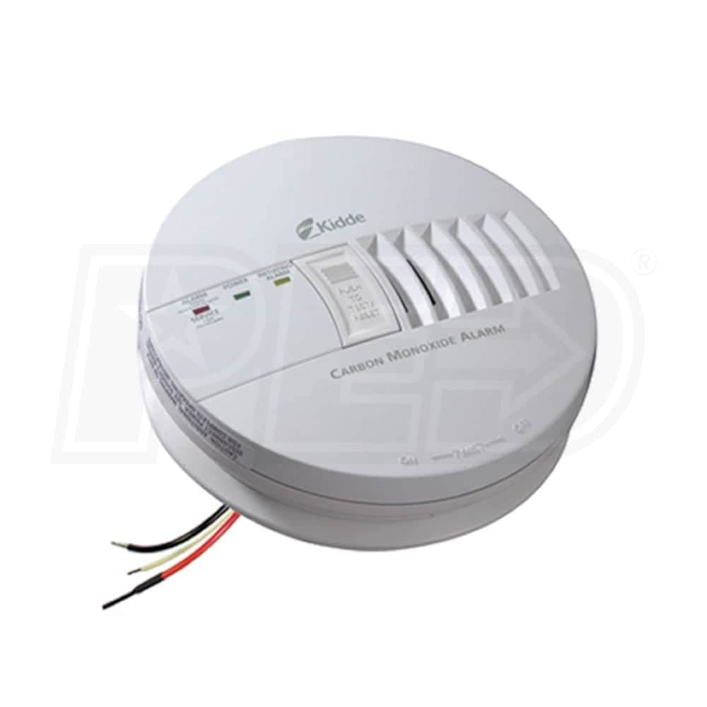 Detector de monóxido de carbono Kidde Hardwired com bateria de reserva