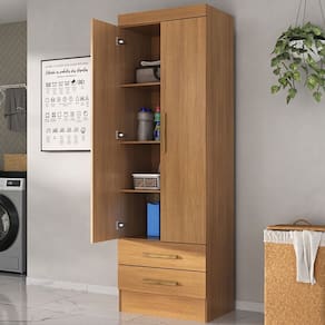 Armário Multiuso Modulare 2 Portas 2 Gavetas Cinamomo - Panorama Móveis