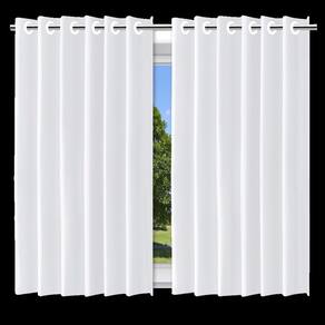 Cortina Blackout Branco c/ ilhos - 280x140cm