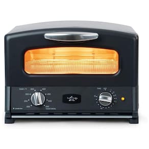 Forno Elétrico de Bancada Retro com 8 Níveis de Temperatura e Temporizador, 110v, SENGOKU SET G16AK, Preto
