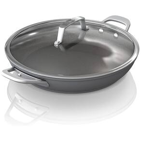 Panela Antiaderente com Tampa de Vidro em Aço Anodizado, Ninja C30830