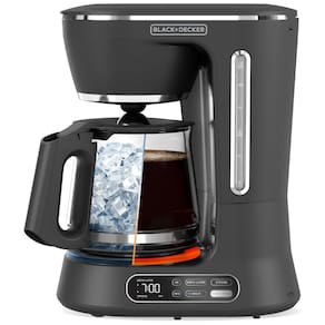 Máquina de Café Digital 12 xícaras com Desligamento Automático até 4H, 110V 900W, BLACK+DECKER, Preta