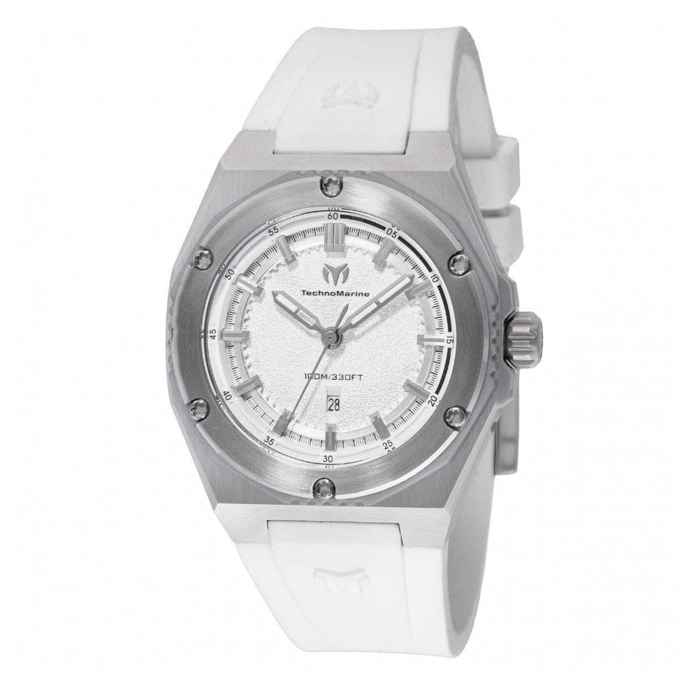 Relógio Feminino TechnoMarine Coral Coral Legacy 36mm Branco TM416049