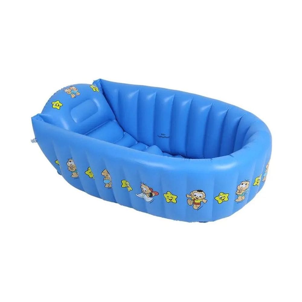 Banheira Turma Da Mônica Baby 91Cm X 29Cm Azul 95802 Belfix