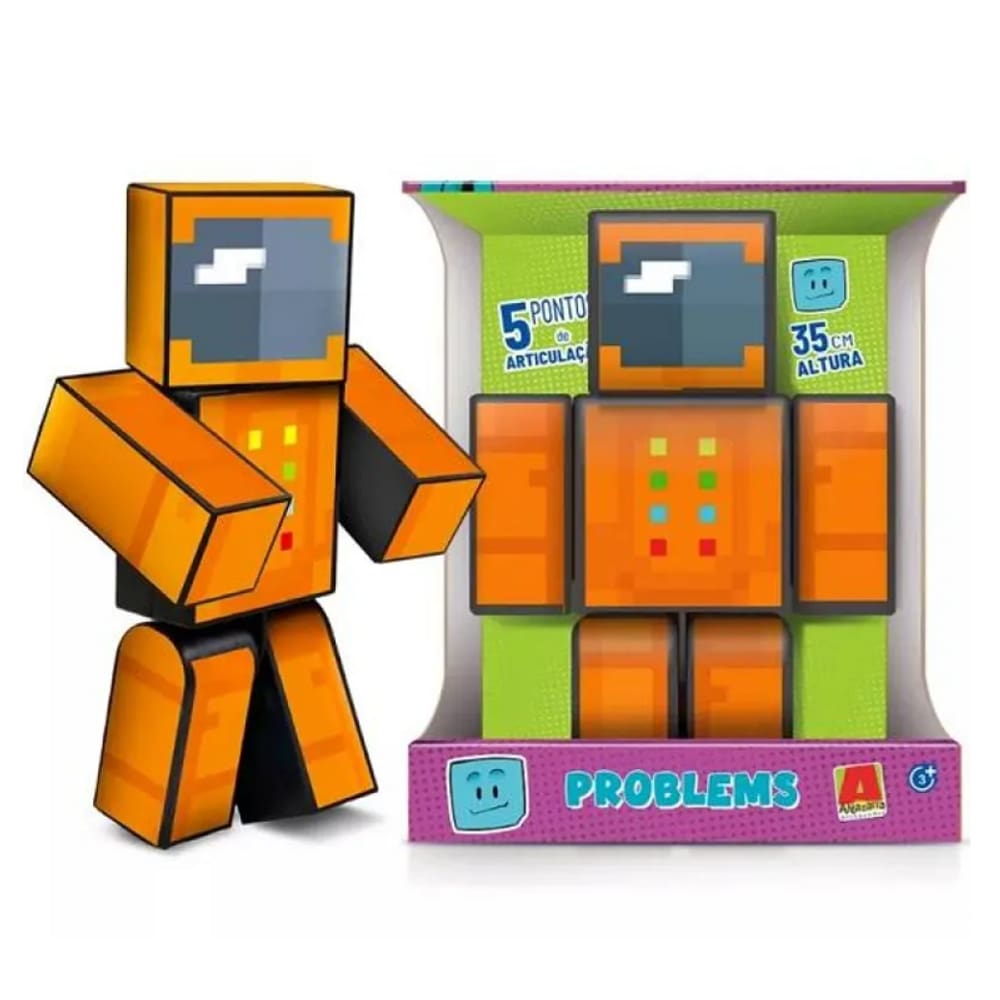 Boneco Minecraft Zoom 35cm - Algazarra