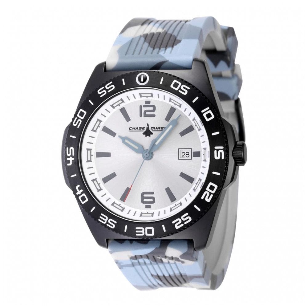 Relógio Masculino Chase Durer 45mm, Camuflado, Cinza, Azul CDW0176