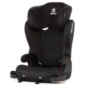 Cadeira de Elevação Diono Cambria 2 XL - Conectores Duplos LATCH, 2 em 1, Espaço para Crescer, 8 Anos de Segurança, Preto