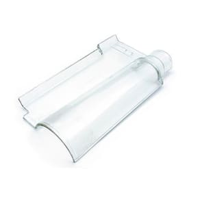 Kit Com 3 Telhas De Vidro Transparente Modelo Portuguesa