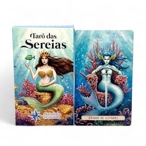 Tarô Baralho das Sereias 78 Cartas com Manual Explicativo