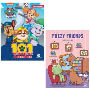 Livros De Colorir Da Patrulha Canina E Fuzzy Friends