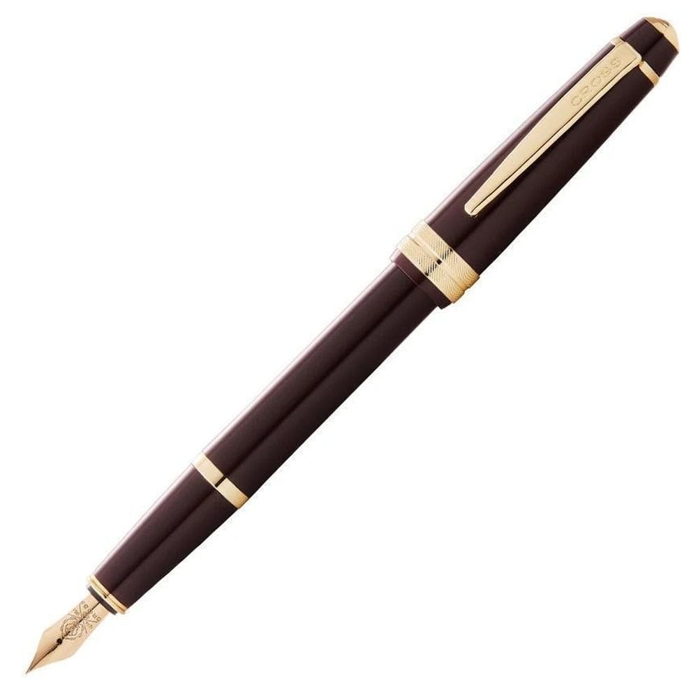 Caneta Tinteiro Cross Bailey Light Bordô C/Dourado