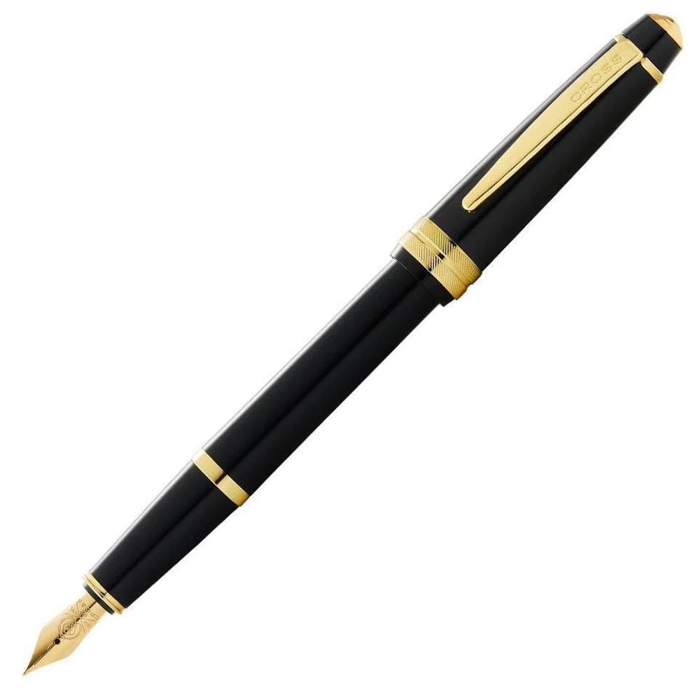 Caneta Tinteiro Cross Bailey Light Preto C/Dourado