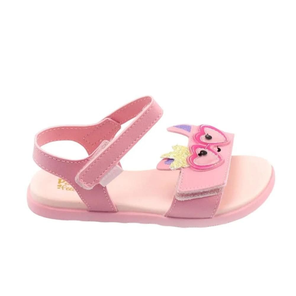 Sandália Papete Pampili Fly Mini Infantil Menina 639.058