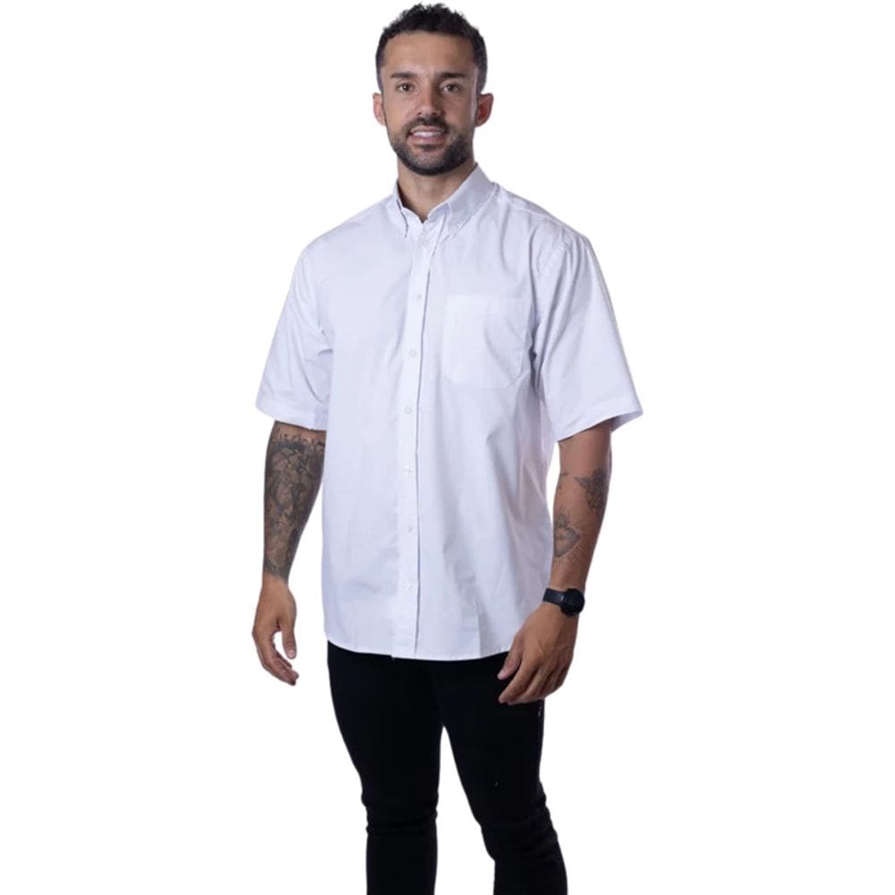 Camisa Cannes Manga Curta Branco