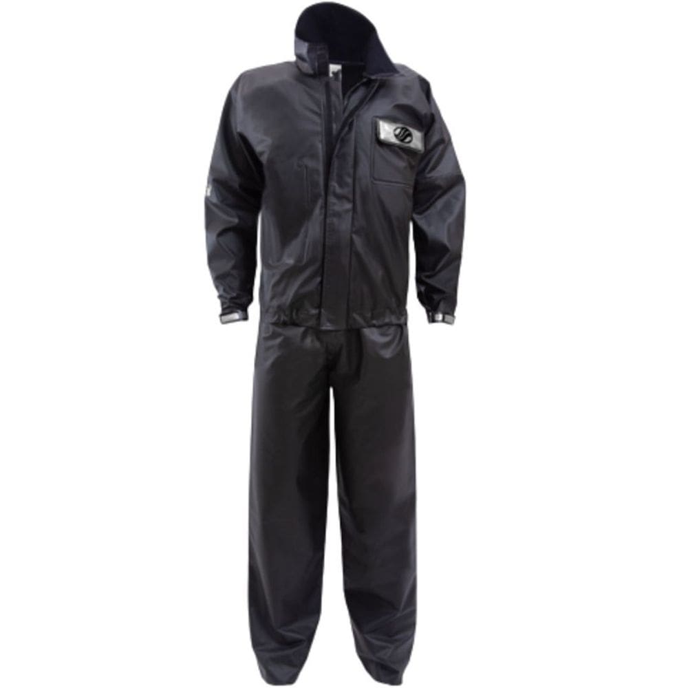 Conjunto capa de chuva motoqueiro Europa Preto Alba Moto
