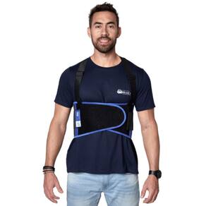 Cinto Ergonômico Preto com Detalhe Refletivo BrasCamp