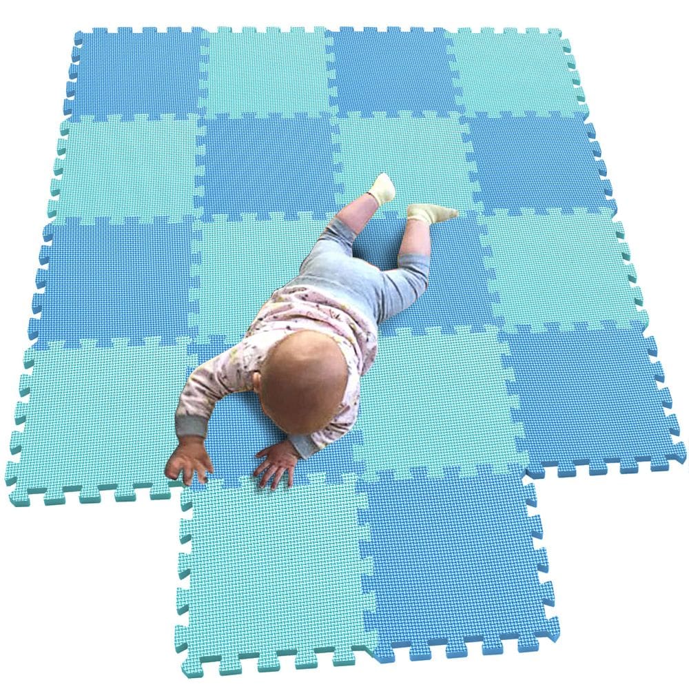 Tapetes de jogo Puzzle MQIAOHAM 18 peças Soft Baby Play Mats