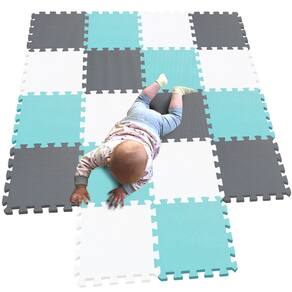 Tapetes de jogo Puzzle MQIAOHAM 18 peças Soft Baby Play Mats