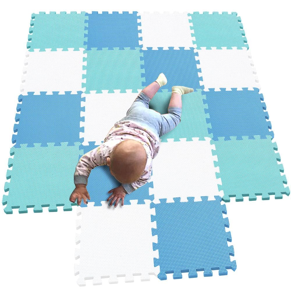 Tapetes de jogo Puzzle MQIAOHAM 18 peças Soft Baby Play Mats
