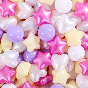 Ball Pit Balls STARBOLO Star 100 unidades para crianças pequenas com barraca
