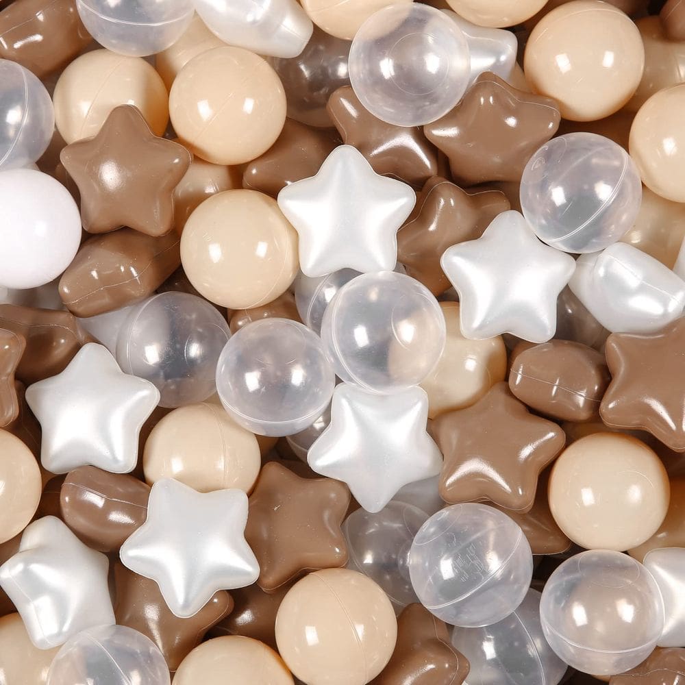 Ball Pit Balls Realhaha Coffee Pearl White para bebês e crianças