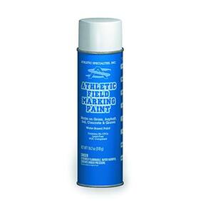 Caixa branca Field Marking Paint Athletic Specialties com 12 latas
