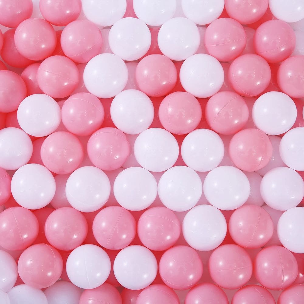 Pacote Toy Pit Balls Thenese Macaron Ocean 100 com 5,5 cm de diâmetro