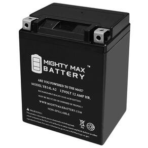 Bateria de motocicleta Mighty Max Battery YB14L-A2 12V 12AH