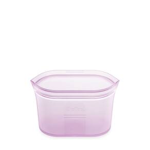 Sacos de armazenamento de alimentos com zíper, prato pequeno, lavanda, silicone, EUA