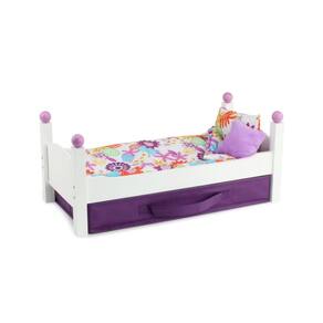 Móveis de cama de boneca Emily Rose, empilháveis individuais, de 18 polegadas