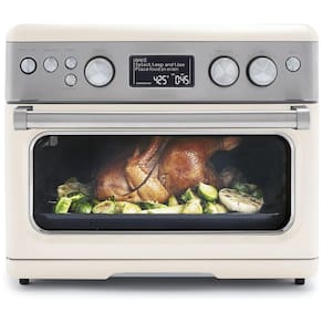 Forno Elétrico com Função Airfryer, 13 Predefinições e Interior Antiaderente, 110V 1800W, GreenPan, Creme