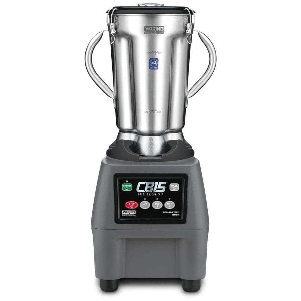 Liquidificador 3,7 Litros em Aço Inoxidável com 15 Fases, 110V 1800W, Waring CB15