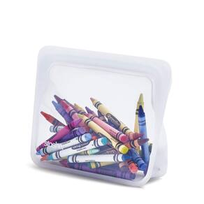 Saco de armazenamento reutilizável de qualidade alimentar Stasher Platinum Silicone