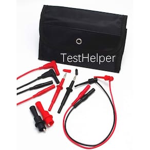 Kit de cabo de teste eletrônico TestHelper TH-5-KIT com ponta de lanterna