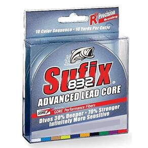 Linha de pesca Sufix 832 Lead Core 8 kg, medido - 200 m