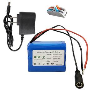 Bateria de íon de lítio recarregável 12V 5200mAh com carregador KBT