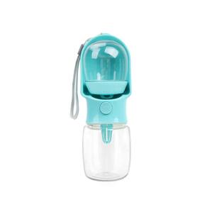 Garrafa de água para cães e gatos para viagens ao ar livre portáteis de 320 ml