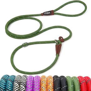 Coleira de cachorro Fida Durable Slip Lead de 1,8 m de nylon para cães pequenos