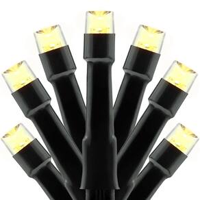 Luzes de corda LED YULETIME 100 pés 300 brancas quentes 8 modos