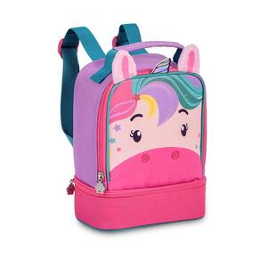 Lancheira Escolar Térmica Unicórnios Bolsa Termica Feminina