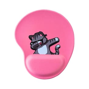 Mousepad Ergonômico Estampado Gato Dance Rosa – LionGames