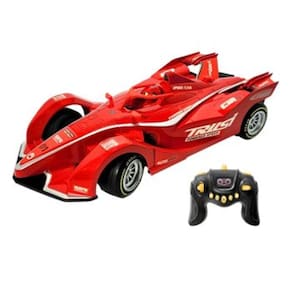 Carro Corrida F1 Controle Remoto Solta Fumaca Art Brink Medidas Aproximadas 38x16,5x11cm Brinquedo