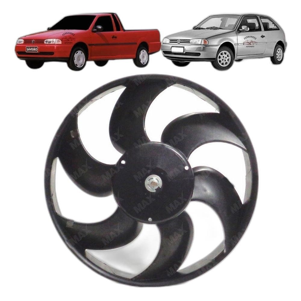 Ventoinha Vw Gol Saveiro Parati 1995 1996 1997 6 Pás Novo