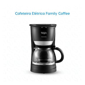 Cafeteira Elétrica 30 Xícaras Elgin Family Coffee Preta 220V