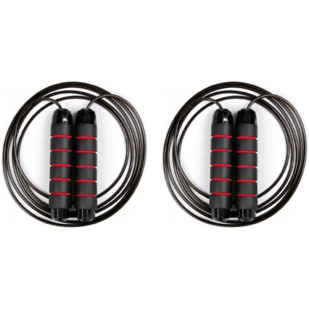 Corda De Pular Cross Speed Rope Rolamento Profissional 2 Peças