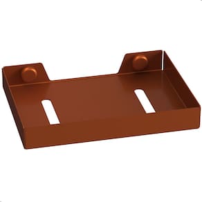 Porta Sabonete Banheiro Suporte De Parede Rose Gold FS Plus