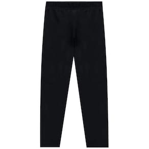 Calça Legging Básica Infantil Menina Em Molecotton Brandili Preto