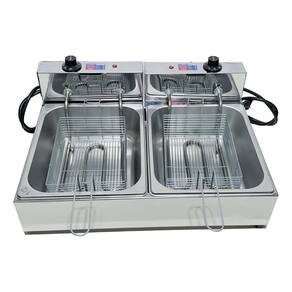 Fritadeira Elétrica Industrial 2 Cubas 10l Profissional